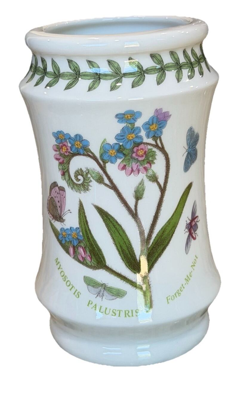 Portmeirion Botanic Garden Forget-Me-Not Vase Myosotis Palustris Made in England